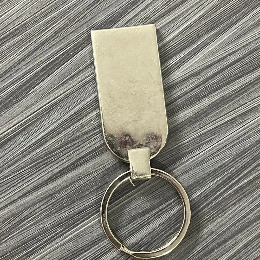 Genuine ‎ Metal Keyring Silver